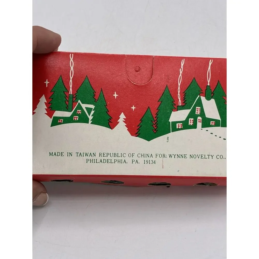 Vintage Wynne C-9 Clear Christmas Bulbs Sears Box 4 Pack NOS￼